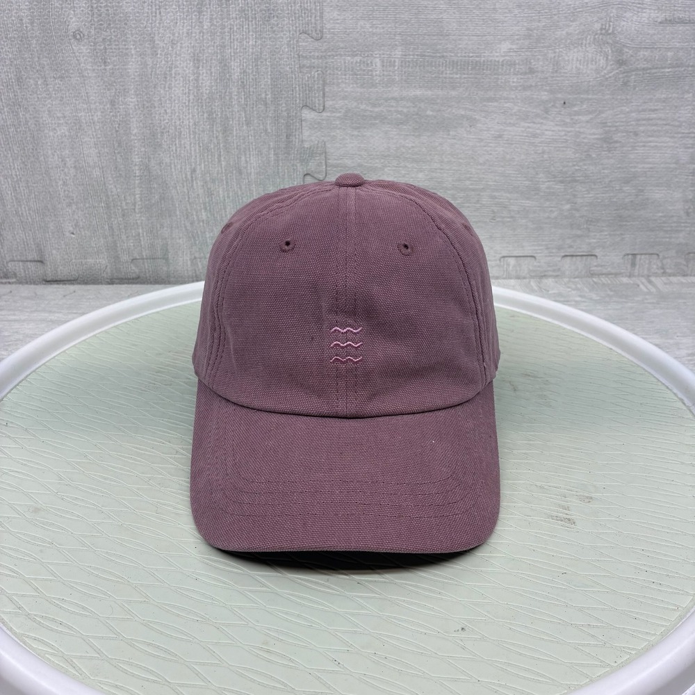 Free Fly Baseball Hat Mens Purple Cotton Canvas Wave Logo Cap